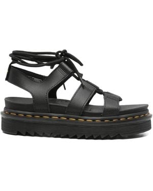 Dr. Martens Nartilla Lace-Up Sandals - Black