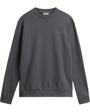 Woolrich Sweat À Logo Et Col Rond Macro - Gray