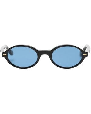 Kyme Russell Oval-Frame Sunglasses - Blue