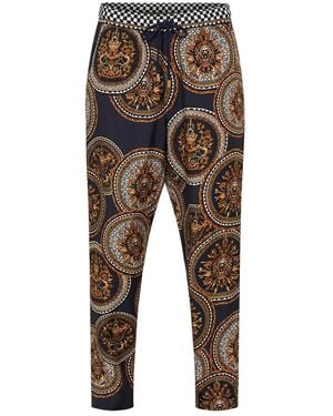 CAMILLA Duomo Kaleido-print Trousers - ブラウン