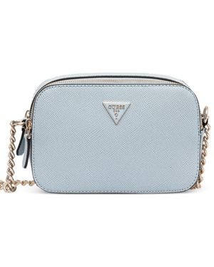 Guess Mini Noelle Logo Cross Body Bag - Blue