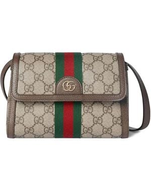 Gucci Ophidia Kleine Schoudertas - Bruin
