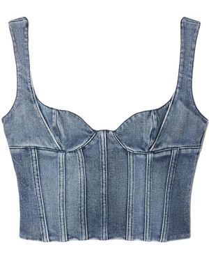 Off-White c/o Virgil Abloh Bustier Top - Blue