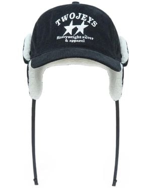 Twojeys Star-Motif Hat - Blue