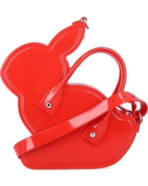 Comme des Garçons X Melissa bunny-shaped mini bag - Rojo