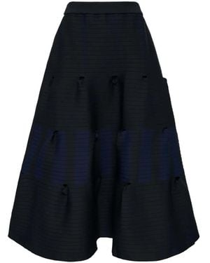 CFCL Jupe Longue À Découpes - Blue