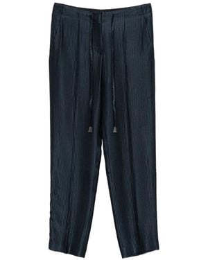 Giorgio Armani Drawstring-Fastening Pants - Blue