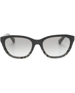 Burberry Check-Pattern Sunglasses - Grey
