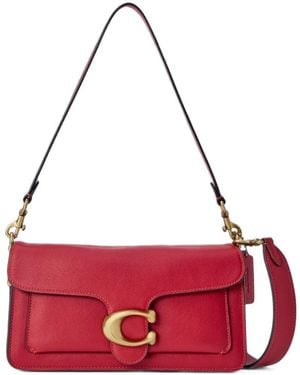 COACH Tabby Logo-Clasp Shoulder Bag - Red