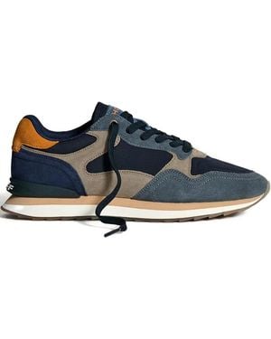 HOFF Lace-Up Panelled Trainers - Blue