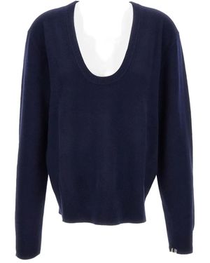 Extreme Cashmere リブニット セーター - ブルー