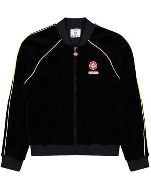 CASABLANCA "Velour Track" Jacket - Black