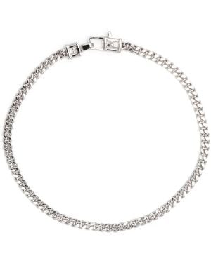 Tom Wood Curb M Bracelet - White