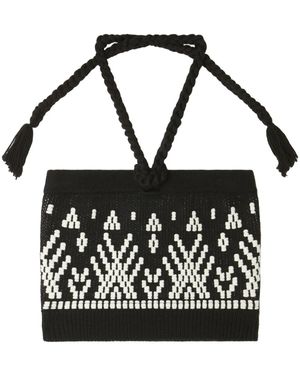 Alanui Jungle Beat Top - Black