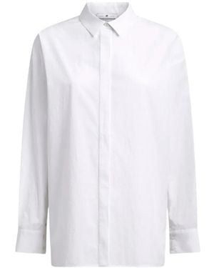 PT Torino Gaia Concealed-Fastening Long-Sleeve Shirt - White