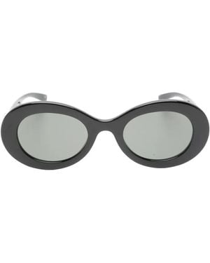 Gucci Interlocking G Round-Frame Sunglasses - Grey