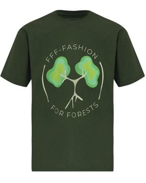 Amir Slama T-Shirt Mit Grafischem Print - Grün