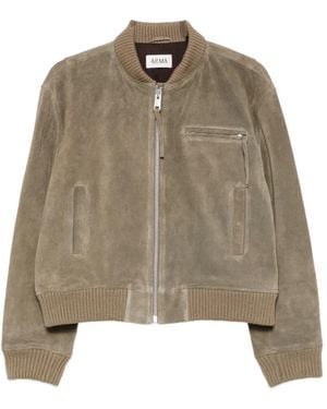 Arma Elysia Leather Jacket - Brown