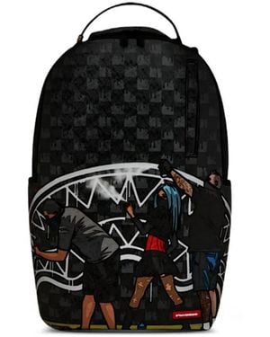 Sprayground Midnight Mural Backpack - Black