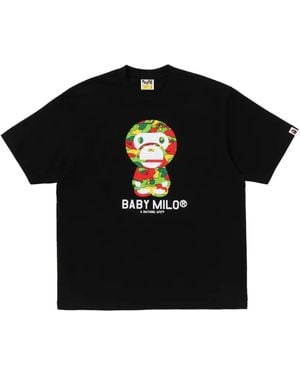 A Bathing Ape Sta Camo Shark Face T-Shirt - Black