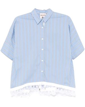 Semicouture ストライプ シャツ - ブルー