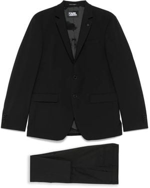Karl Lagerfeld Traje con botones - Negro