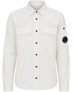C.P. Company Lens-Detail Shirt - White