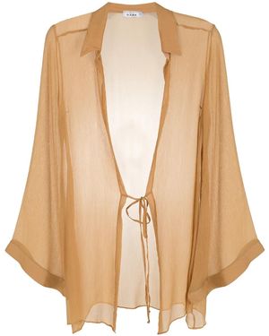 Amir Slama Saida De Praia Kaftan - Braun
