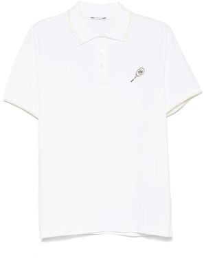 Jacob Cohen Tennis-Embroidered Polo Shirt - White