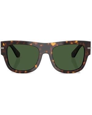 Dolce & Gabbana オーバーサイズフレーム サングラス - グリーン
