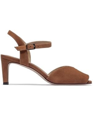 Bernardo Hartley Buckle-Fastening Open-Toe Sandals - Brown