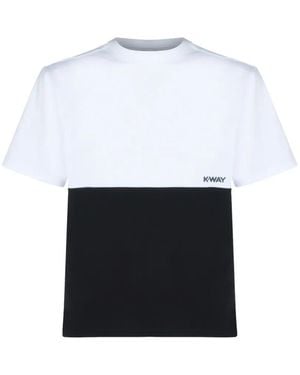 K-Way Solo Colourblock T-Shirt - White
