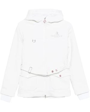 CASABLANCA Hooded Belted Ski Jacket - White
