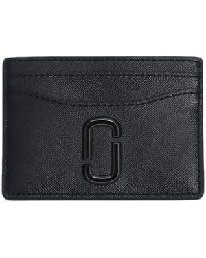 Marc Jacobs Saffiano Leather Card Holder - Black