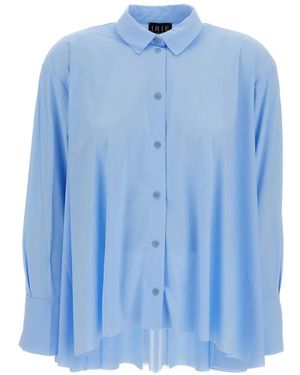 Irie Chemise À Boutonnière Sur Le Devant - Blue