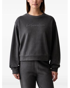 EA7 Stud-Embellished Tracksuit - Black