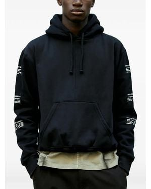 Space Available Plant Based Graphic-Print Hoodie - Black