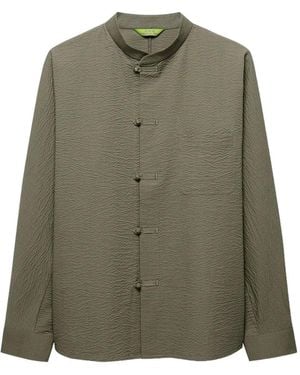 Shanghai Tang Chemise Tang En Seersucker - Green