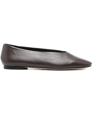 Aeyde Ballerinas Mit Eckiger Kappe - Grau