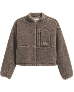 The North Face Zip Fleece Jacket - Brown