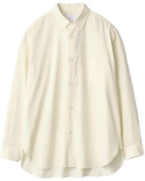 Ssstein Suvin Patch-Pocket Oversized Shirt - White