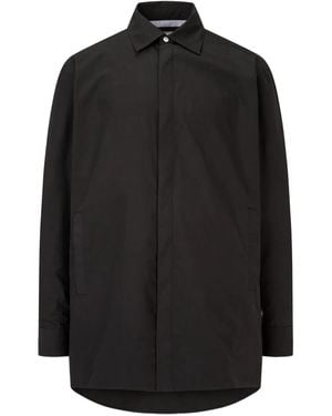 MAN ON THE BOON. Hemdjacke Aus Baumwolle - Schwarz