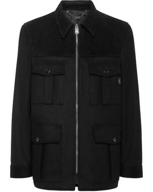 Billionaire Zip-Up Jacket - Black