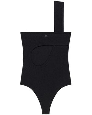 Courreges Loop 90's ボディスーツ - ブラック
