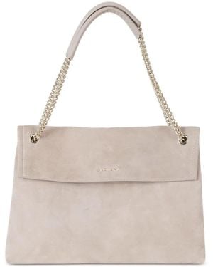 Orciani Venus Suede Tote Bag - Natural