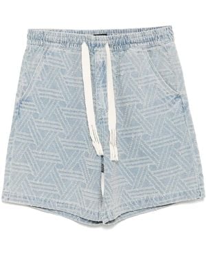 FIVE CM ドローストリング ショートパンツ - ブルー
