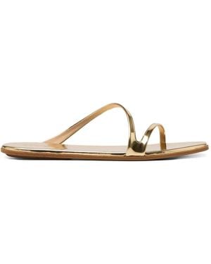 Marsèll Criss-Cross Strap Sandals - Metallic