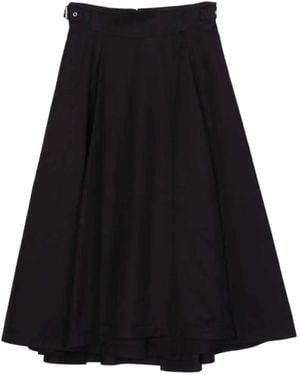 3.1 Phillip Lim Belted A-Line Midi Skirt - Black