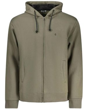 COVERI MOVING Hoodie Zippé À Lien De Resserrage - Green
