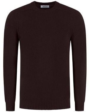 Gran Sasso Crew-Neck Knitted Jumper - Brown